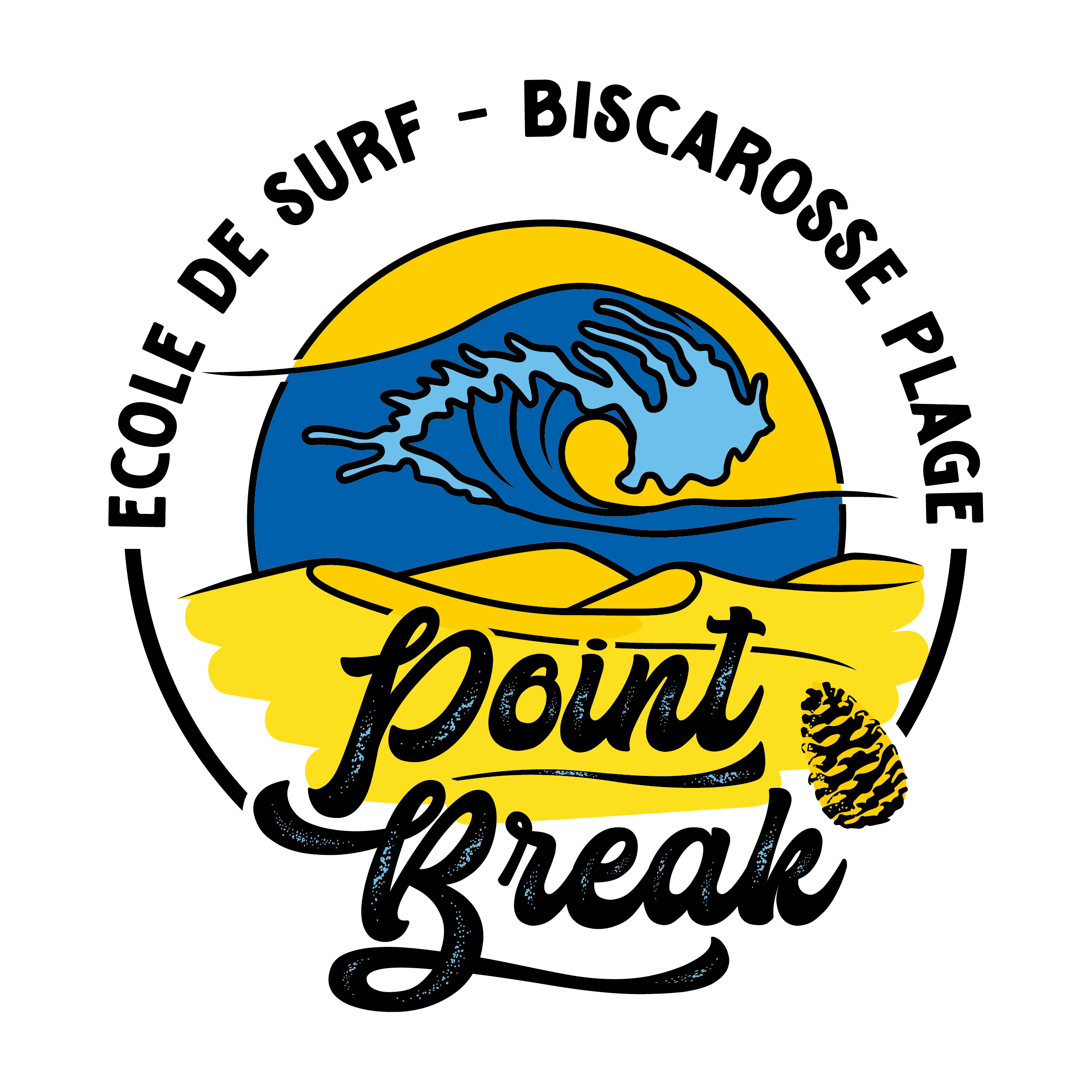 Surfschule Biscarrosse Strand Point Break